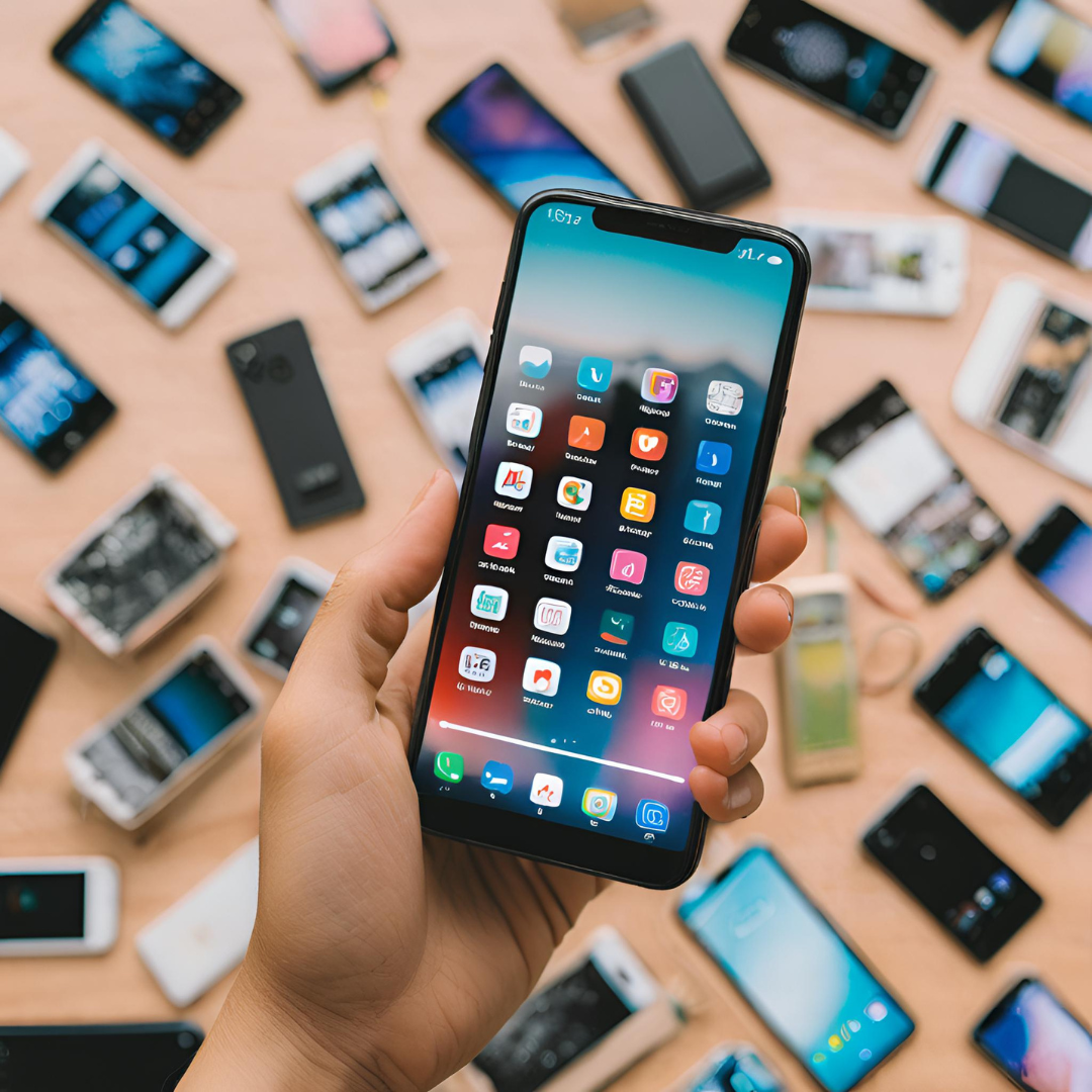 smartphone used store