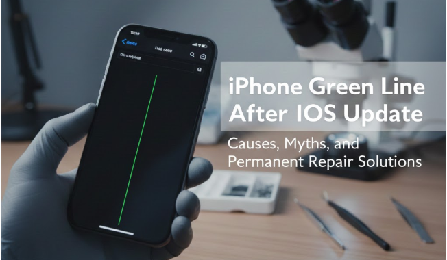 iPhone Green Line Issue After iOS Update: Causes, Myths, and Permanent Repair Solutions