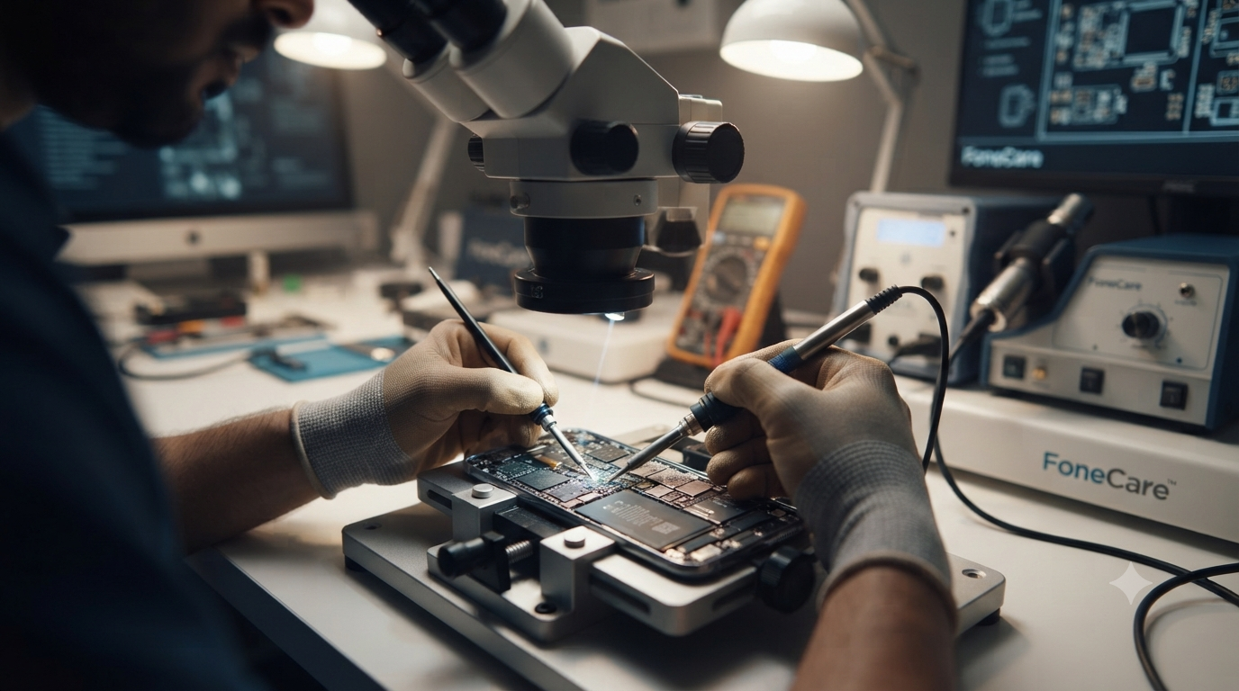 Smartphone Display Lines & Screen Glitches: Causes and Chip-Level Repair Solutions